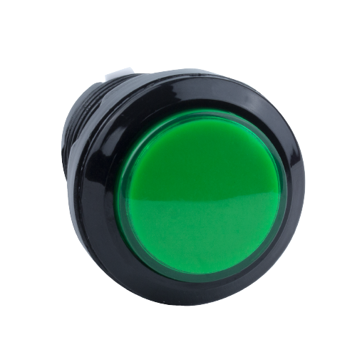 30mm 녹색 원형 LED 아케이드 스위치 버튼